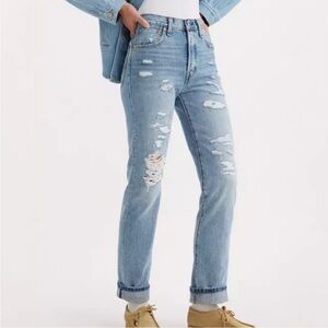 Levi’s 32 x 32 Jeans 501 Original Fit Selvedge 150th Anniversary Love Melody NWT